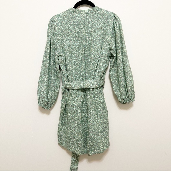 FRNCH Talia Romper Sage Medium Like New cotton cottagecore - Picture 5 of 10